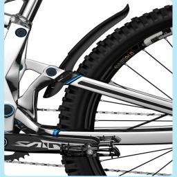 Bicicleta dianteira e traseira pneu roda pára-lamas, Shell duro, bicicleta Fender, MTB lama guarda, ciclismo parte acessórios, novo, 1 pc, 2pcs - Image 3