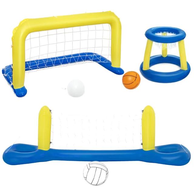 Brinquedos Infláveis de Praia e Piscina: Diversão Aquática para Crianças e Adultos com Voleibol, Basquete e Jogos em Família
