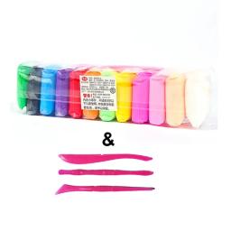 Modelagem argila espacial para educação pré-escolar, DIY artesanal, brinquedo colorido criativo, plasticina ar ultra leve, vento seco, 12 cores - Image 6