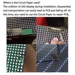 Papel do circuito do P2.976-1921-2121(VL), lâmpada vertical que é usual,120X125mm, usado reparando almofadas danificadas do PWB - Image 4