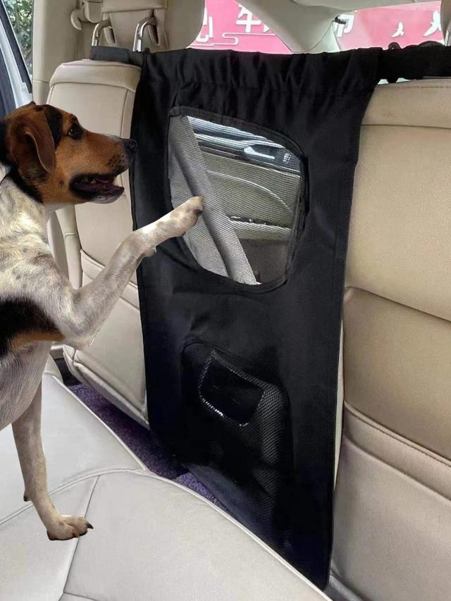 Rede de Isolamento Traseiro para Carro: Acessórios de Segurança para Pequenos Cães e Pets, Inclui Porta e Bald Gate, 1 Unidade