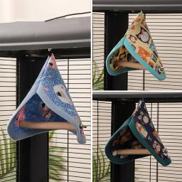 Gaiola de rede para pequenos animais, ninho de pássaro, poleiro para papagaio, periquito, passarinho canário, suprimentos de brinquedos - Image 2