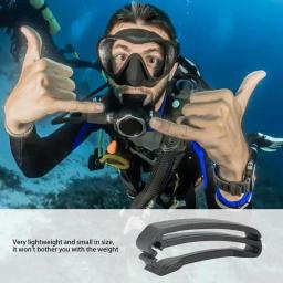 Clipe de extremidade de cinta 2 peças molle terminação keeper fivela anti-érosão cinta de deslizamento rápido suprimentos para cinta de mergulho cinto de mergulho - Image 5