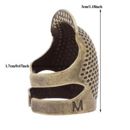 Dedal Agulhas Finger Protector, Ferramentas De Costura Doméstica Acessórios, Handworking Agulha Artesanato, Novo - Image 6