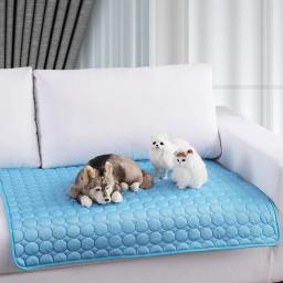 Tapete auto refrigerado lavável para pet, cobertor de verão para cães, gato, sofá, cama respirável - Image 3