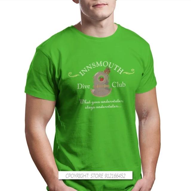Camiseta Unissex de Algodão Puro com Estilo Hip Hop e Temática Lovecraftiana Cthulhu Mythos