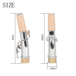 Saxofone soprano Pescoço Bend e Straight Metal, High-end treinamento durável, adequado para Eb ou Ec, acessórios de sopro - Image 6