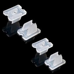 Flexível LED Strip Clips Conector, Fivela Suporte Plástico, Alta Qualidade, Luz Néon Acessórios, 6x12mm, 8x16mm, 2835 - Image 5