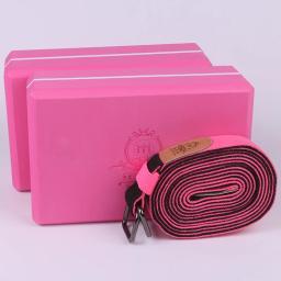 Alta Densidade Pro Duro EVA Tijolo Yoga Blocos Cintos Pilates Espuma Ginásio Exercício Indoor Fitness 320g - Image 1