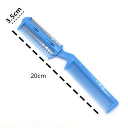 Pet aparador de pêlos pente corte gato do cão com 2 lâminas grooming razor desbaste escova de cabelo pente produtos para gatos - Image 2
