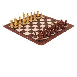 Jogo Internacional Portátil de Xadrez Infantil, Peças de Xadrez Dupla Rainha Ponderada, Saco De Armazenamento, Dobrável, Brinquedos De Luxo - Image 6