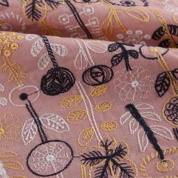 O algodão e o linho bordaram a tela, tela decorativa para o vestido feito à mão, saco, diy, diy - Image 4