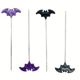Patchwork Pins para Costura, Ferramentas De Costura, Acessórios Bordados, Halloween Bat, Agulha De Costura, DIY, 50 PCs, 100PCs - Image 2