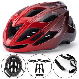 Capacete de bicicleta moldado integral ajustável de uma peça, capacete de bicicleta leve, 19 aberturas para skate, bicicleta de equilíbrio, equitação - Image 6