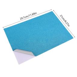 10 peças adesivos glitter ouro glitter cartolina papel para projetos diy scrapbooking - Image 6