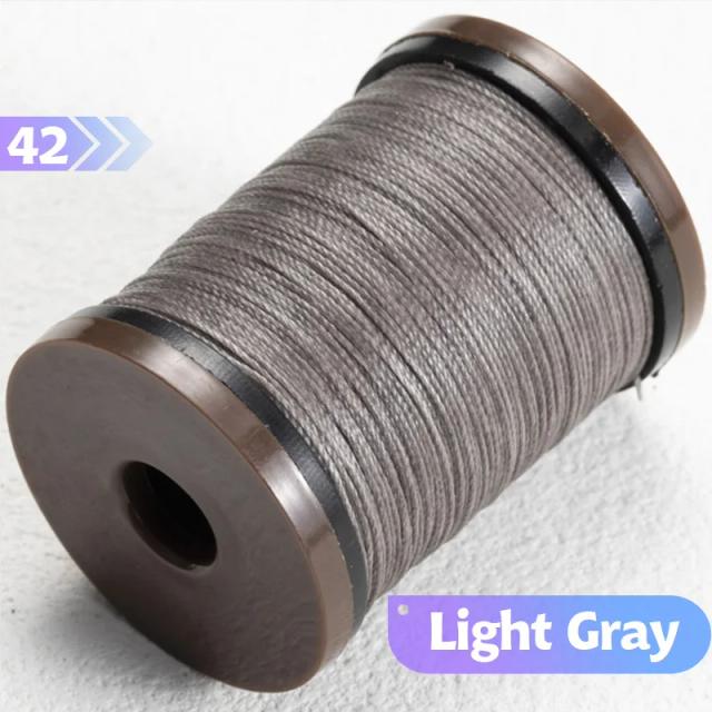 Fio de Cera para Costura em Couro Artesanal, Cordão Trançado de Poliéster de Alta Resistência para Pulseiras, Espessura 0.4-0.8mm