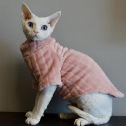 Suéter macio de duas pernas Sphynx para Pet, camisa macia para gato sem pêlos, inverno quente, cor sólida, roupas de gatinho, gato e cachorro - Image 3