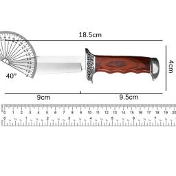 Outdoor portátil Straight Knife, alpinismo Handle, Camping Knife - Image 3