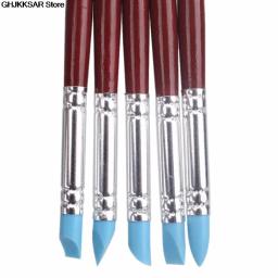 Ferramentas de argila para escultura 5 tamanhos, ferramentas para escultura em borracha para bolo, óleos para gravação e artesanato - Image 1