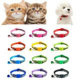 Colar Refletivo de Coleiras, Ideal para Animais, Produtos de Segurança Noturna, Colar Gato Colorido Bonito, Acessórios para Gato - Image 1