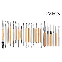 43 pçs/set Mão Ferramenta Multifuncional Ferramentas de Cerâmica Conjunto Saco de Armazenamento De Dobramento DIY Hand-made Ferramentas De Cerâmica de Barro De Cerâmica/Escultura - Image 3