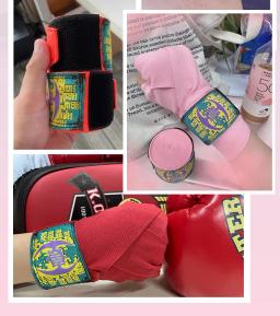 Bandagens de mão para boxe, luvas internas com treinamento de combate, proteção de mão elástica para kickboxing muay thai especial adicionar gel - Image 3