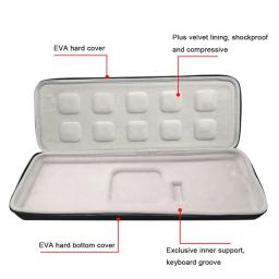 Estojo portátil para chaves Logitech MX, teclado sem fio, saco de armazenamento EVA, teclado mecânico, Shell rígido - Image 5