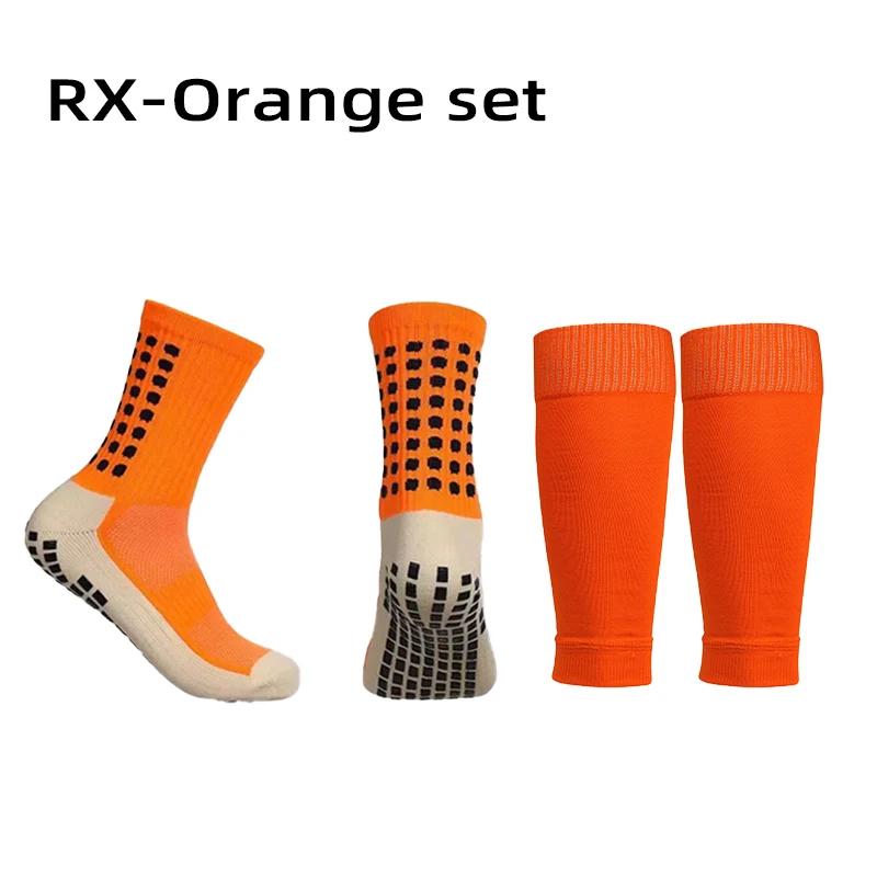 Kits de meias de futebol antiderrapante para adultos e crianças, elasticidade de altura, mangas de futebol, capa legging esportiva, equipamento de proteção, - Image 1
