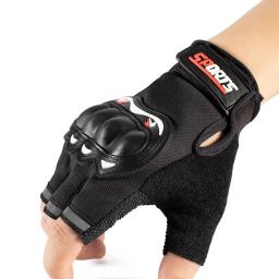 Luvas de motocicleta com dedo fechado respirável, Luvas de corrida para esportes ao ar livre, Equitação Crossbike, Homens - Image 2