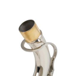 Banhado a prata Extended Saxofone Tenor Bent Neck, Woodwind substituição parte acessórios, latão de alta qualidade, 27,5mm - Image 5