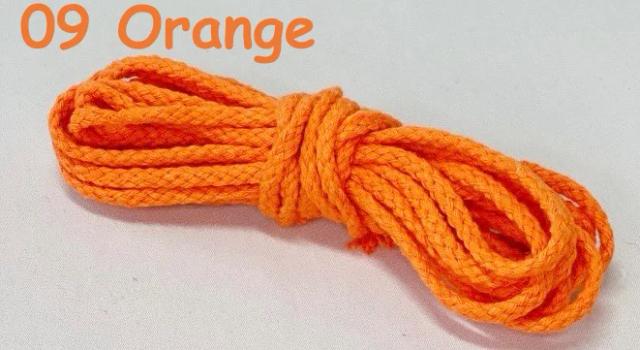 "Corda de Algodão Trançado para Macramé 8-Fios - Sólida, Feita à mão, Ideal para Decoração e Projetos DIY, 5mm"