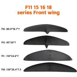 3K Carbon Fiber Surf para esportes aquáticos, dianteiro e traseiro, acessórios para placa de asa, hidrofólio, preto - Image 1