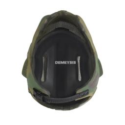 Esportes ao ar livre eva capacete proteção completa coberto caça tiro capacetes ajustável tático crânio máscara de malha de aço capacete - Image 3