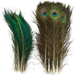 Penas de pavão reais naturais para decoração, vasos artesanais, longos, grandes, espada, decoração, vaso, apanhador de sonhos, acessórios, atacado - Image 1