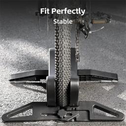 Bicicleta ajustável Estacionamento Rack, Road Bike Storage Stand, suporte de fixação do pneu de Mountain Bike, suporte interno, acessórios de ciclismo - Image 3