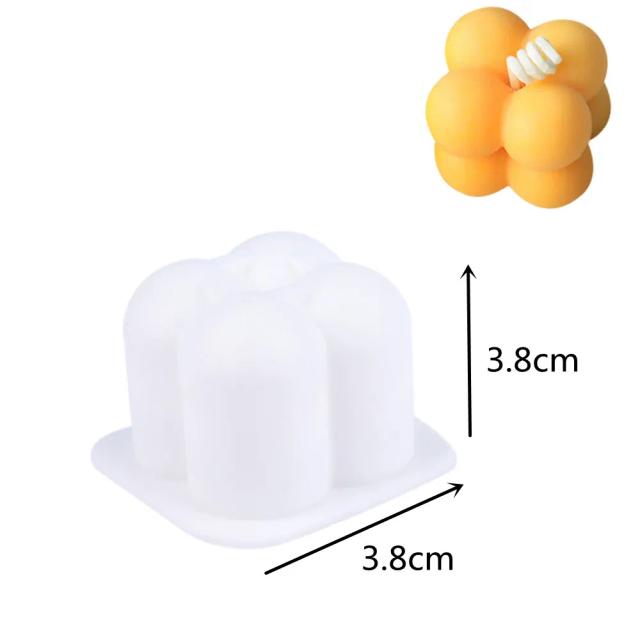 Molde de Silicone para Velas Faciais Simples - Faça seu Sabonete Artesanal e Decore sua Casa com Artesanato Criativo