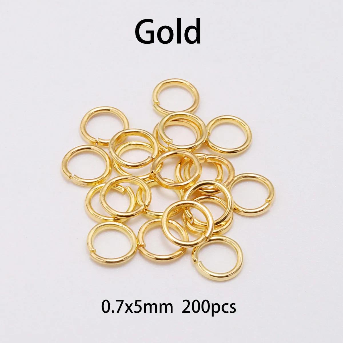 8 cores 200pcs Anéis + 100pcs Fechos Set Fecho Lagosta Anéis de Salto Aberto para Pulseira Colar Conectores Jóias Fazendo DIY Kit - Image 1