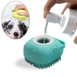Multifuncional Banho Massagem Escova para Animais de Estimação, Banheiro, Macio, Segurança, Silicone, Cachorro, Cão Grande, Gato, Pet Acessórios, Gatos, Ferramentas - Image 1