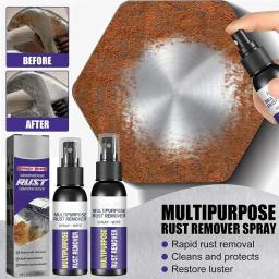 Spray Removedor De Ferrugem Multiuso, Limpeza De Superfície De Metal, Removedor De Carro, Limpador De Pó, Super Manutenção De Tinta, Ferro De Ferrugem - Image 3
