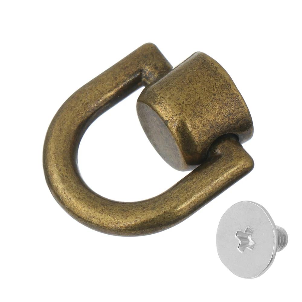 Botões de fixação para bolsa de mão, acessórios em couro artesanal, ri, fivela, prego, ri, fecho para cinto, mala, faça você mesmo - Image 1