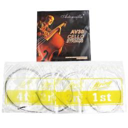 Astonvilla Violoncelo Cordas Alta Qualidade Aço Núcleo Envoltório Níquel Prata Substituição De Instrumento De Cordas Acessórios Musicais AV30 - Image 2