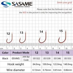 Japansabame 50 pçs maruseigo gancho de pesca aço alto carbono anzol haste longa farpado água salgada assessories pesca equipamento peixe - Image 2