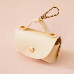 Faux Leather Pet Bag Titular com Dispenser para Dog Bolsas, Portátil Dog Poop Bag, Suprimentos Organizador Elegante - Image 3