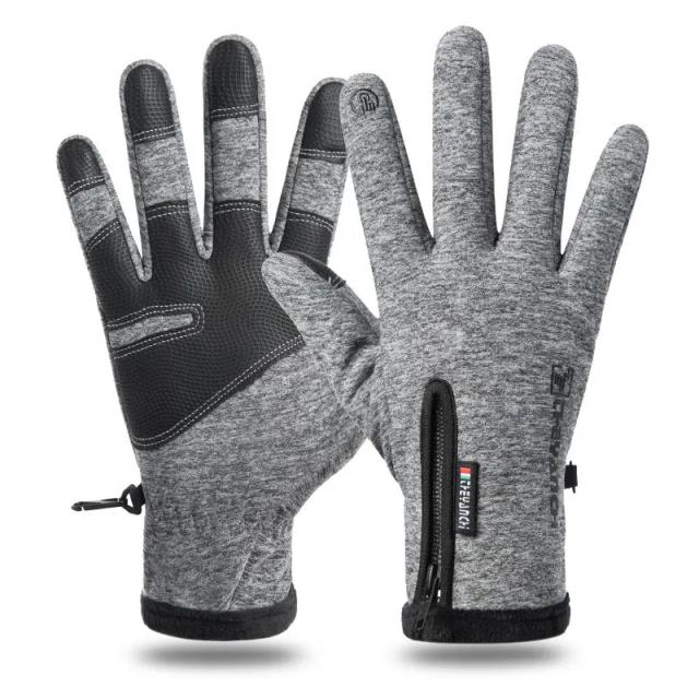 Luvas Térmicas Impermeáveis Windproof Touch Screen para Corrida Esqui Inverno