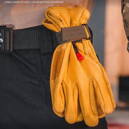 Multi-purpose luvas de náilon gancho luvas de trabalho clipe de segurança ao ar livre tático escalada corda acampamento pendurado buck acampamento ao ar livre - Image 4
