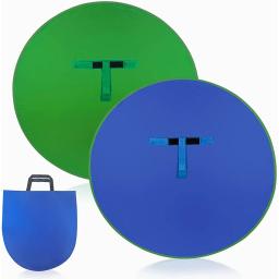 Chromakey Photography Studio Chair, fundo dupla face, pano de fundo, tela verde e azul, jogo ao vivo - Image 3