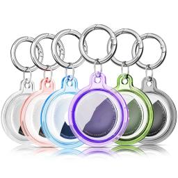 Suporte para estojo macio para Apple Airtag, Aterproof Anti-Lost Keychain, Capa protetora completa, Coleira para cães e gatos - Image 6