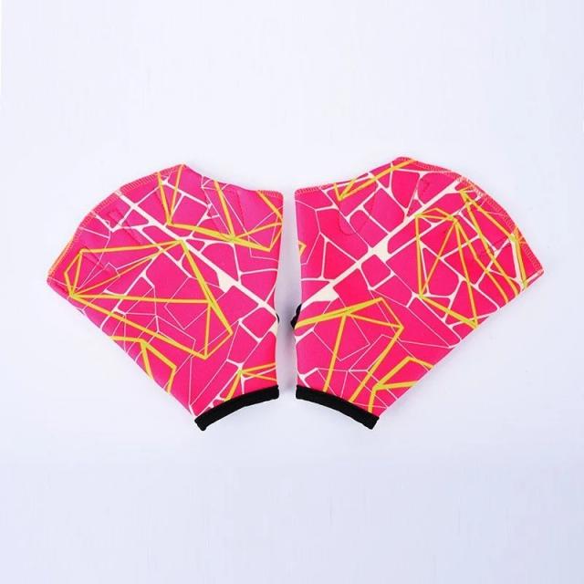 Luvas de Nylon Webbed para Natação e Mergulho - Equipamento Aquático Unissex para Treinamento e Performance