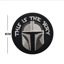 Star Wars Filme Anime Mandalorian Patches para Vestuário, Bordado Patch, Ferro em Patches, DIY Vestuário, Gancho e Loop Adesivos - Image 4