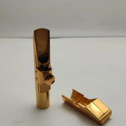 Real Pictures Saxofone Metal Boquilha Banhado A Bronze Tamanho 5 6 7 8 9 Para Alto Soprano Tenor Sax Acessórios - Image 5